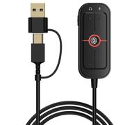 Fangxuee Carte Son GS10 Externe 7.1 Canaux TypeC Gaming 3,5 mm Convertisseur Audio Casque pour Jeux Mobiles