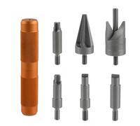 Fangxuee Chanfrein Déburring Outils à Main Acier Préparation de Case Multitool pour Retirer le Retrait de Sertissage des Plats