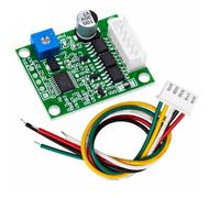 Fangxuee Conducteur de Moteur BLDC en Trois Phases 60W 12V, Contrôleur de Vitesse DC 6-20V avec Module et Câble de Commutateur Sans Salle