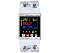 Fangxuee Contrôleur de Moniteur de Tension Contrôleur WiFi Smart Power 63A Recolosement Automatique Protecteur Digital KWH Courant