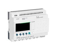 Fangxuee Contrôleur Programmable Compact Zelio Logic SR3B261BD à Relais Intelligent
