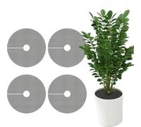 Fangxuee Couvoirs de Protection des Plantes avec des Enjeux de Pot de Fleur Coupés pour les Plantes en Pot Extérieures Intérieures 4 Pcs