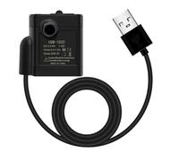 Fangxuee Cycle d'eau Accessoires Aquarium USB Filtre d'eau Mini Bricolage Filtre Submersible Pompe à Moteur sans Balais sans Balais