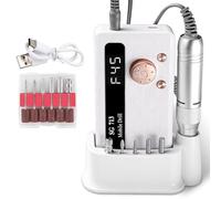 Fangxuee Débranchez à Ongles Électriques et Broyeur à Ongles Helpped Nail Grinder Facile à Blanc