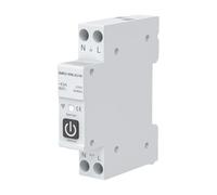 Fangxuee Disjoncteur Intelligent Tuya WIFI 1P+N 1A-63A Rail DIN Réglable avec Mesure Fonctionne avec Smart Life Home