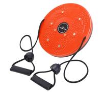 Fangxuee Disque de Torsion de Taille Magnétique pour la Remise en Forme, Plateau D'Équilibre, Entraîneur pour Perdre du Poids avec Massage Magnétique, Plaque Ondulée de Gym Twister Orange