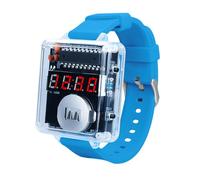 Fangxuee DIY Soldering Practice Project Kit LED Watch Kit with LED Display for Electronics Beginners, Elementary and Middle