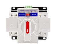 Fangxuee Double Commutateur de Transfert 2P 63A Commutateur de Transfert Automatique à Double Puissance Micro Metted Version Circuit Breaker