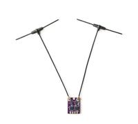 Fangxuee ELRS 2.4G Diversity Receiver Intégrée TCXO Dual RX Antenne pour Le Protocole CRSF pour FPV Freestyle RC Racing Drone à Longue Portée