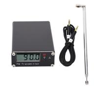 Fangxuee Émetteur de Diffusion FM pour Les Programmes Musicaux à Longue Portée 76-108 MHz Émetteur FM à Ondes Courtes avec Antenne