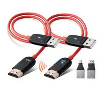Fangxuee Émetteur et Récepteur Compatible sans 1080p Adaptateur Vidéo/Audio/Fichiers de L'Ordinateur à la Télévision