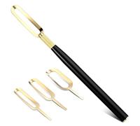 Fangxuee Ensemble D'Outils de Cannelure pour Poterie - Outils de Finition en Argile et Céramique avec 3 Lames de Cannelure Différentes et Poignée pour la Poterie.