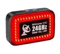 Fangxuee Feu Radar pour Vélo 24GHz - Feu de Signalisation Intelligent pour Vélo - Feu de Vélo à LED