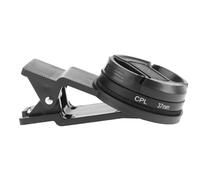 Fangxuee Filtre CPL 37MM pour Téléphone Portable, Accessoire D'Objectif D'Appareil Photo de Téléphone Mobile Universel