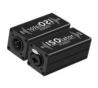 Fangxuee Filtre Isolateur Audio pour Éliminer Le Bruit Audio. Isolateur Audio 6.35 pour Éliminer la Mise à la Terre Commune du Système Audio.