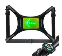 Fangxuee Gilet Réfléchissant à LED avec Clignotants - Gilet D'Avertissement pour Le Cyclisme, la Course à Pied et la Marche