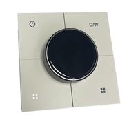 Fangxuee Interrupteur Intelligent TuYa X3 à Gradation, Panneau Multifonction Intelligent, Domotique, Argent