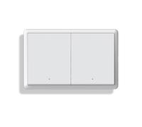 Fangxuee Interrupteur Intelligent Tuya ZigBee, Neutre, Interrupteur Mural Intelligent Américain en Option, AC100-240 V pour 2Gang