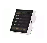 Fangxuee Interrupteur Mural de Scène Intelligente de 4 Pouces Smart 86-Type Panneau de Commande de Centre-Tactile RV1106G2 0,5 Tops NO/avec WiFi Bluetooth avec WiFi Bluetooth