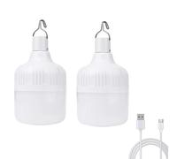 Fangxuee Lanterne de Camping à Intensité Variable, Ampoule LED, 5 Modes D'Éclairage, Rechargeable par USB, Lampe de Suspendue, Lanterne d'urgence