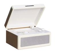 Fangxuee Lecteur CD Multifonctionnel Type Plateau BT Cassette Tourne-Disque Platines Audio Lecteur de Clé USB Télécommande Infrarouge