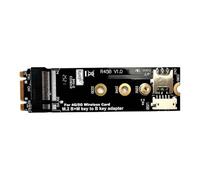 Fangxuee M.2 -Key 2280 to B-Key Adapter Support Nanosim M2 B Key 3042 3052 Module LTE Module pour 2280 3042 3052 B Carte de Module de Carte Réseau 3G / 4G / 5G pour 3G / 4G / 5G