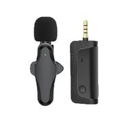 Fangxuee Microphone sans K35 Pro Lavalier Réduction du Bruit 3,5 mm AUX pour Mégaphones Amplificateur Appareil Photo Ordinateur Téléphone Portable
