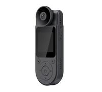 Fangxuee Mini Caméra HD 1080P Bodycam 180° Réglable Sports DV Caméra Extérieure Enregistreur des Forces de L'Ordre Caméra de Vision Nocturne