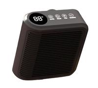 Fangxuee Mini Radiateur Soufflant Multifonction à Fixation Murale, Prise Murale, Radiateur D'Appoint, Radiateur Soufflant Domestique, Prise UE Noire