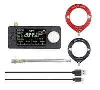 Fangxuee Mini Radio Portable SI4732 10 KHz-180 MHz avec Récepteur et Antenne 2 Types, Radio AM FM, HF SW MW VHF.