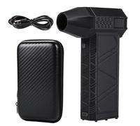 Fangxuee Mini Ventilateur Turbo à Jet 130 000 TR/Min, Vitesse du Vent 52 M/S, Moteur sans Balais, Ventilateur Portatif pour Conduit, Souffleur Électrique Cyclone Turbo