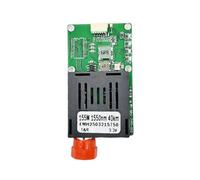 Fangxuee Module de Transcepteur TTL à Fibre Optique 40KM pour Drone FC avec Interface RX/TX/AV/VCC/GND UART/SBUS