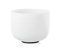 Fangxuee Percussion Crystal Chant Bowl 8 Pouces 432Hz Quartz Tibetan Meditation Yoga Guérison Sons Chakra Spirituel
