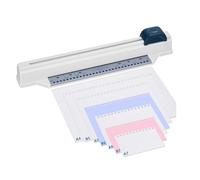 Fangxuee Perforatrice à Reliure pour Bureau de Magasin A4 A5 A6 A7 B5 B7 Scrapbook avec Capacité de Perforation de 5 Feuilles