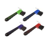 Fangxuee Pick à Coiffure de à Cheval Ensemble de Pinceau avec Poignée en Caoutchouc Souple (4 Pièces), Portable, Différentes Couleurs