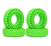 Fangxuee Pneus de 1,0 Pouce en Silicone Souple, Insert Anti-Mousse, Éponge de 52 mm pour Voiture sur RC 1/18 1/24 Axial SCX24 FMS FCX24 TRX4M Pièces C