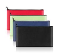 Fangxuee Poche Sécurisée avec Fermeture Éclair pour Argent - Idéale pour Pièces, Billets, Chèques, Factures et Produits Cosmétiques