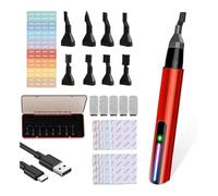 Fangxuee Ponceuse Alternative, Mini Outil de Ponceuse de Détail, Stylo de Ponçage Électrique à Chargement USB pour le Meulage, le Polissage et L'Artisanat