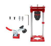 Fangxuee Porte-Perceuse Électrique à Main Locateur de Punch à Trou de Charnière pour le Travail Du Bois de Forage à Main le Support de Fixation