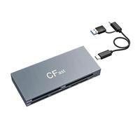 Fangxuee pour CFAST 2.0 USB C 6 en 1, Le Lecteur de Carte Prend en Charge la Lecture Simultanée pour Les Cartes CFFFast/MS/SD TF/XD