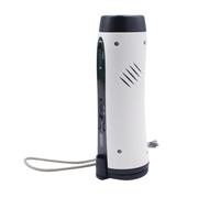 Fangxuee Radio Solaire à Manivelle Fonctionnant sur AM/FM, Radio Météo Multifonctionnelle pour Une Utilisation en Extérieur en Cas d'urgence