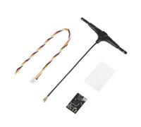 Fangxuee Récepteur ELRS 2,4 GHz Nano avec Antenne de Type T, Micrologiciel FPV 3.3.0, Prise en Charge de la Mise à Niveau Wi-FI pour Pièces de Drone FPV RC.