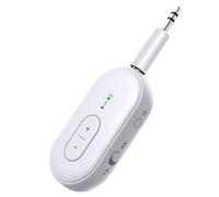 Fangxuee Récepteur Émetteur Audio Bluetooth 5.4 2 en 1, Adaptateur sans avec Microphone, Prise AUX 3,5 mm, Musique Stéréo pour Kit Voiture, TV, PC