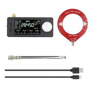 Fangxuee Récepteur Radio Mini SI4732 + 2 Antennes de Type 10Khz-180Mhz Radio Portable HF SW MW VHF Mini SI4732 Radio AM FM Radio