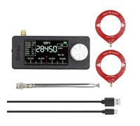 Fangxuee Récepteur Radio Mini SI4732 + Kit Antenne 2 Types 10 KHz-180 MHz Radio Portable HF SW MW VHF Mini Radio Portable SI4732