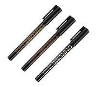 Fangxuee Réparation de Peinture Marqueur Du Stylo Chromé 3pcs Miroir Étanche pour la en Verre Céramique Métallique