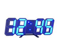 Fangxuee Réveil Numérique 3D, Horloge Murale LED, Réveil de Bureau avec Température, Adapté à, à la Cuisine et au Bureau B