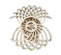 Fangxuee Sculpture Retro Dynamique Retro Handmade Art Dynamic Mur Dynamic Moulin à Vent Décoration Home Crafts B