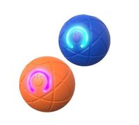 Fangxuee Shaky Ball pour Chien 2PC pour Chiens - Balles Vibrantes pour Chiens, Jouet à Mouvement Automatique Rechargeable par USB pour Chiens et Domestiques