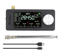 Fangxuee SI4732 Radio Portable 0,5-108 MHz LSB USB AM FM Radio de Poche Mini-Radio 1,9 Pouces Écran IPS Radio FM/AM HF SW MW VHF